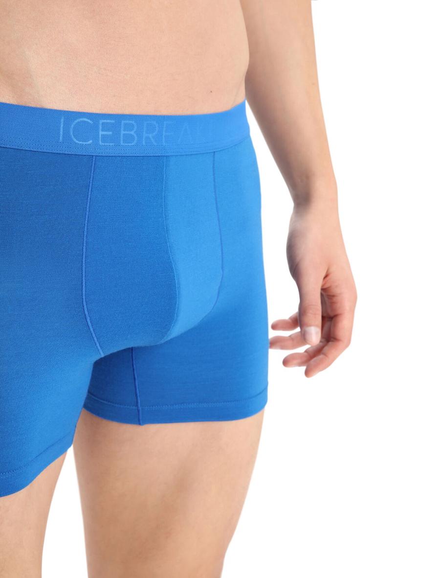 Sous Vêtement Icebreaker Cool-Lite™ Merino Anatomica Boxers Homme Bleu | FR 1320CTVE